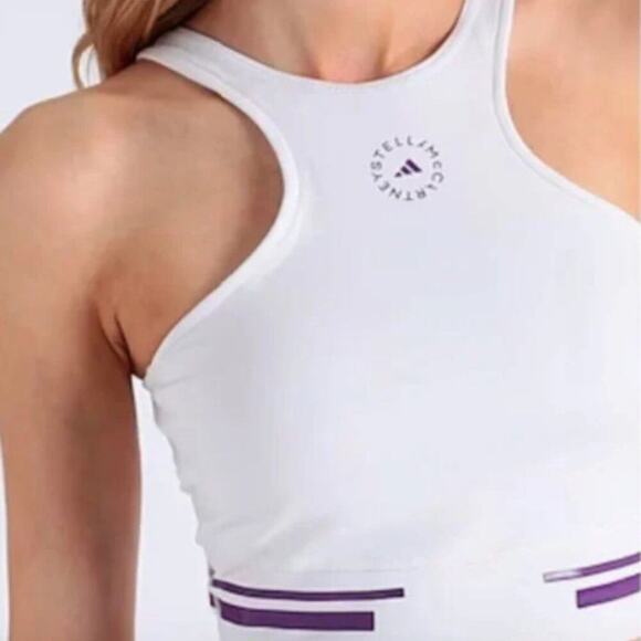 adidas by Stella McCartney TruePace Running Crop Top M - Picture 4 of 6